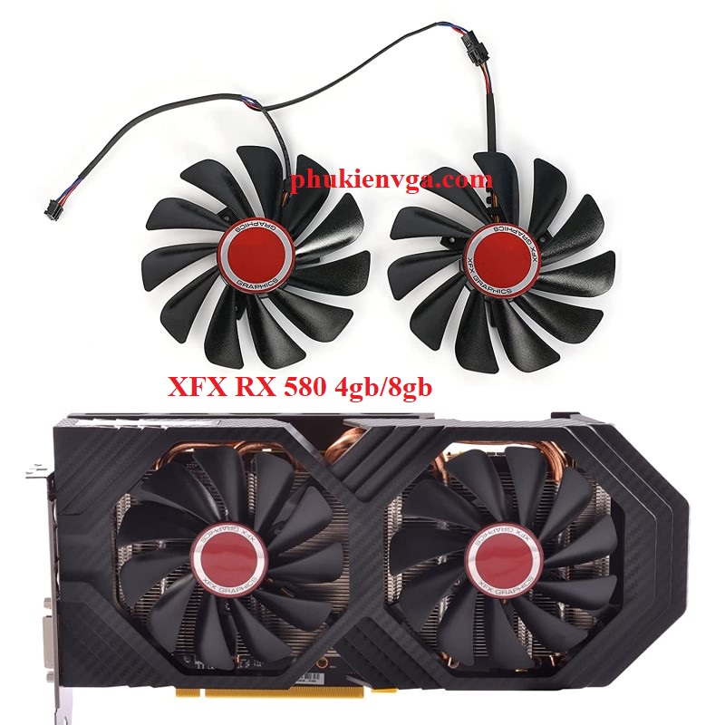 Quạt XFX RX 580 4GB/8GB