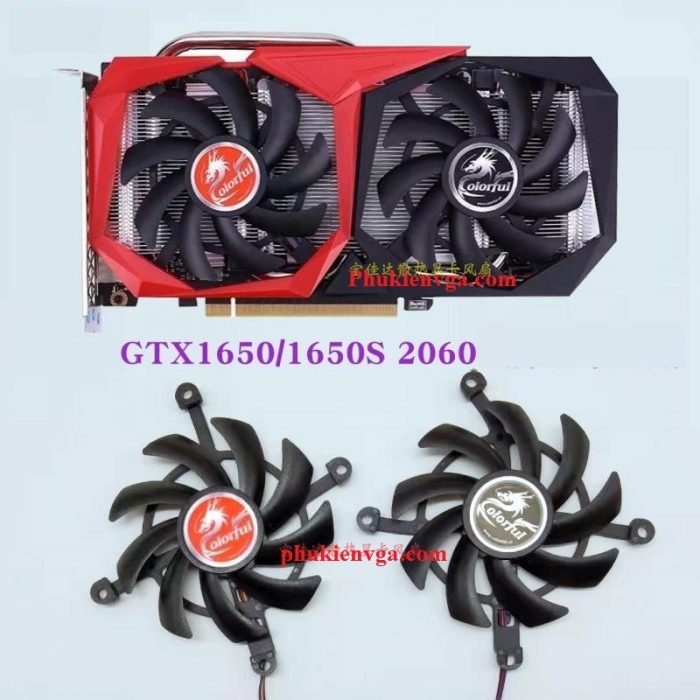 Quạt Colorful GTX1660/1660S 2060/2060S 2 Fan