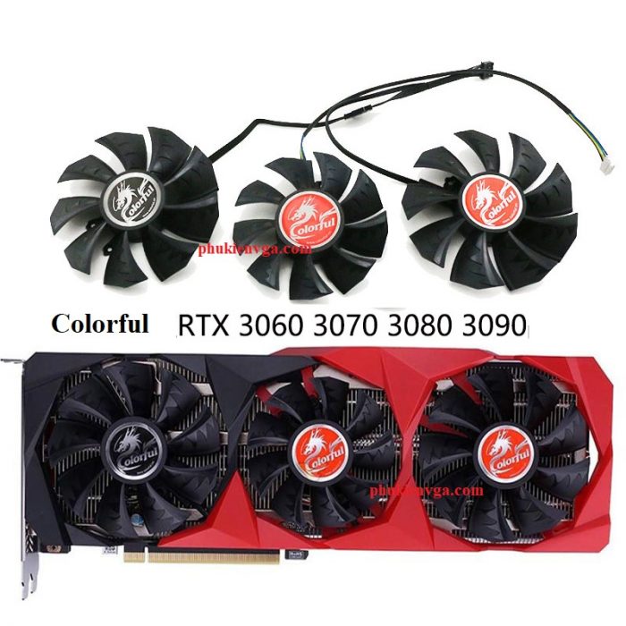 Quạt Colorful RTX3060 RTX3070 RTX3080 RTX3090