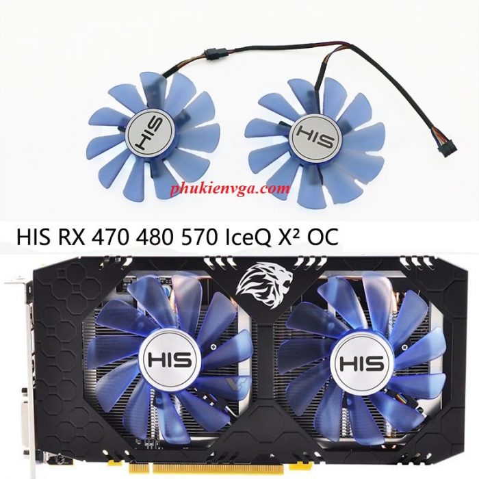 Quạt His RX 470/480/570 4gb/8gb