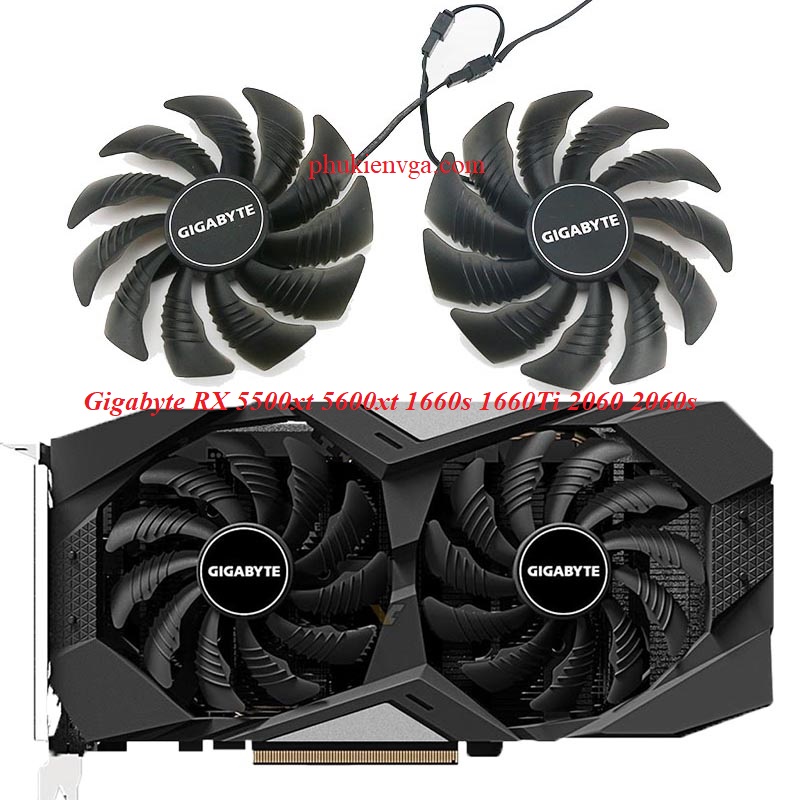 Quạt Gigabyte GTX 1650 1660 2060/RX 5500Xt 5600Xt 5700Xt