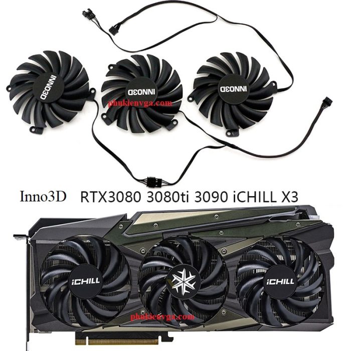 Quạt Inno3D RTX3080 3080ti 3090 iCHILL X3